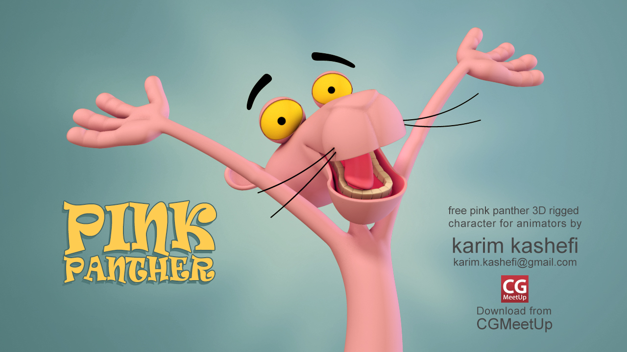 Free Maya Rigs Pink Panther