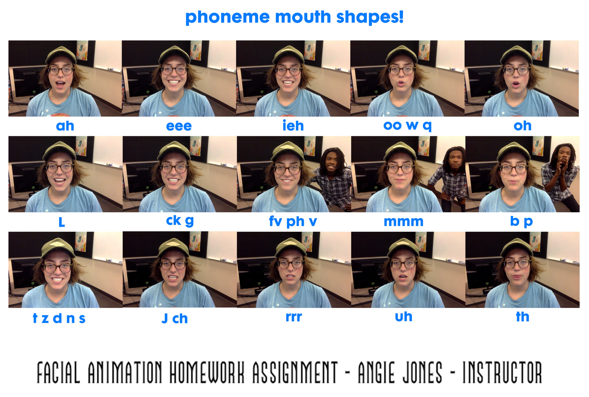 15 Phoneme Dialog Poses – Thinking Animation